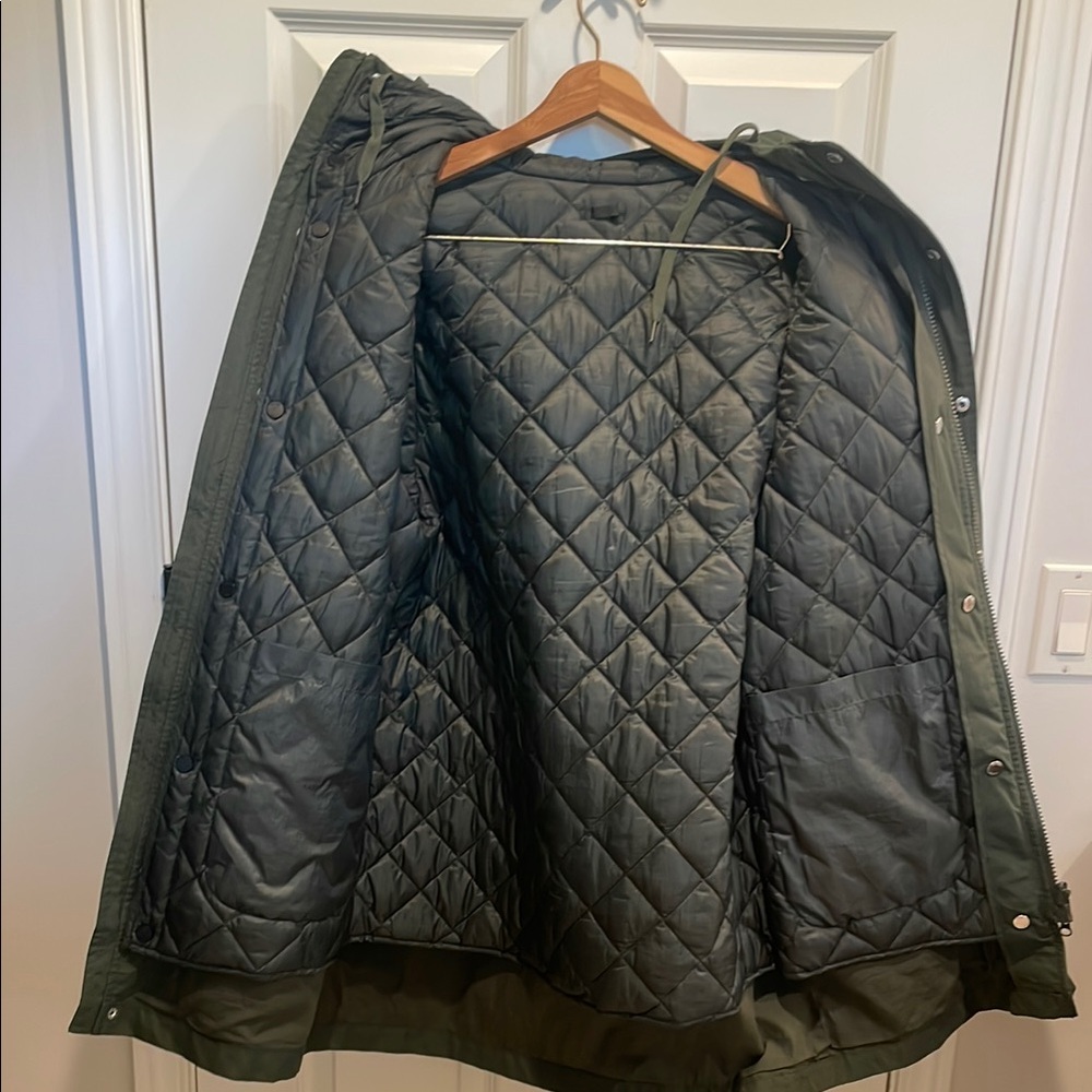 Samsoe Samsoe - Men's Green Hooded Jacket - Picture 6 of 12